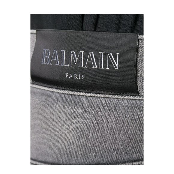 Balmain Skinny distressed biker jeans - Picture 5 of 7